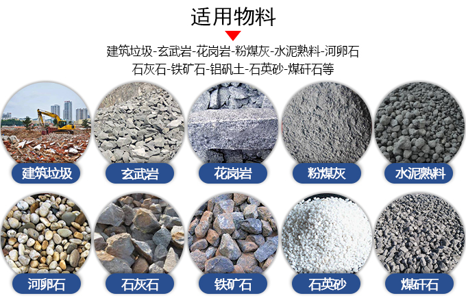 齒輥破碎機(jī)適用物料
